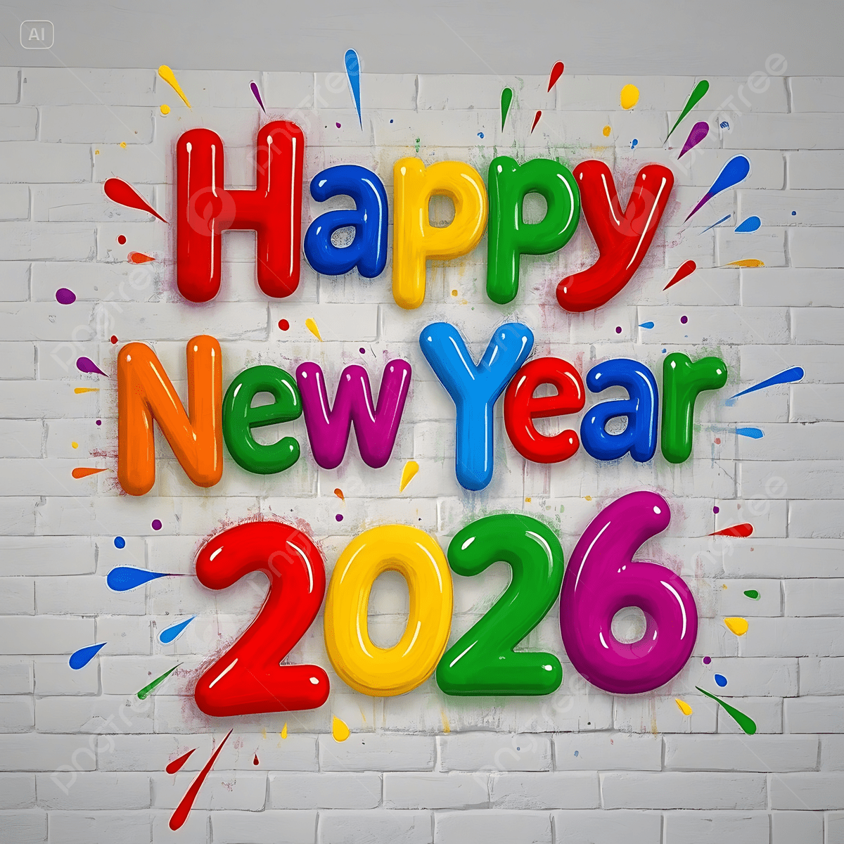 أروع بطاقات تهنئة العام الجديد 2026