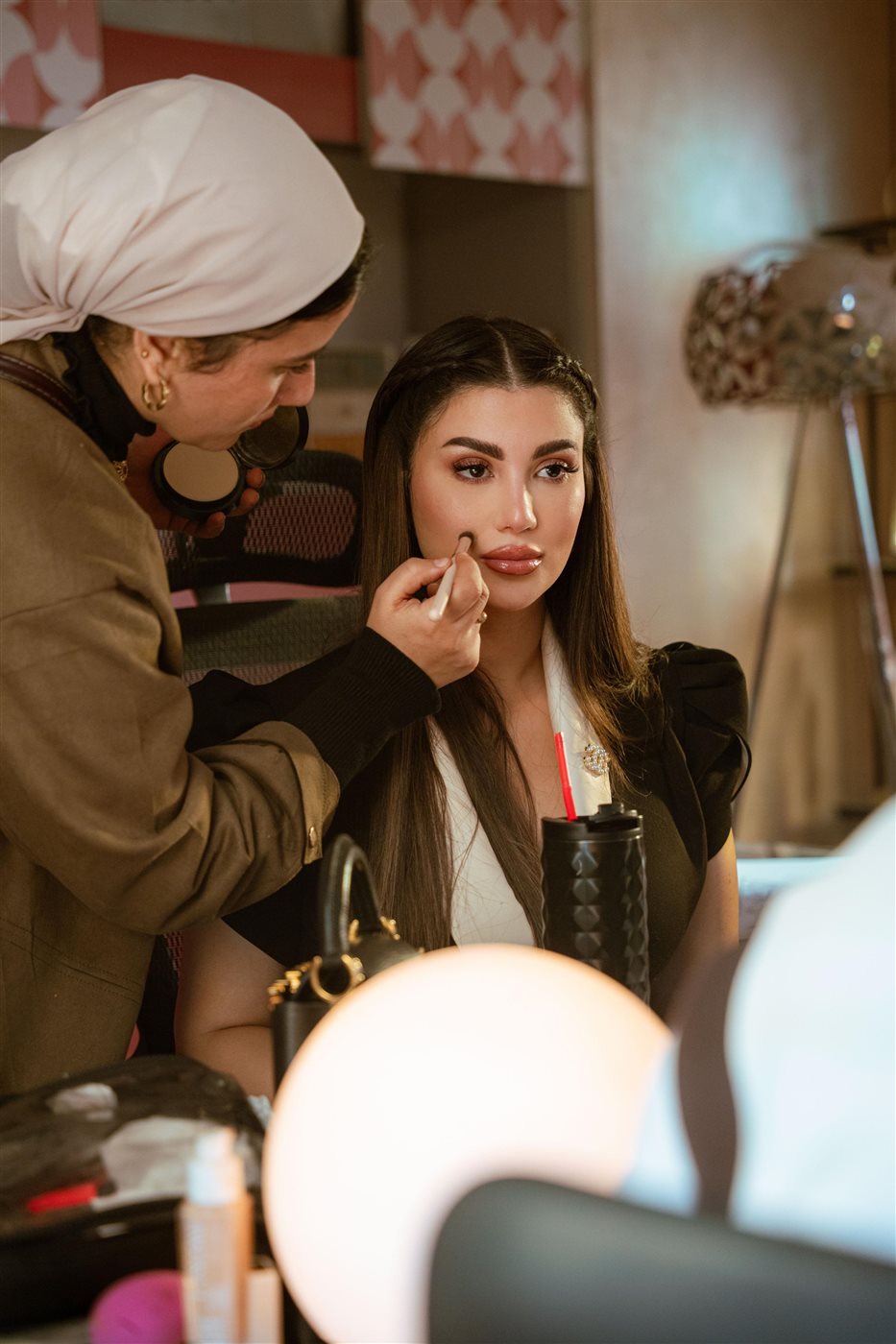 الصور الأولى لـ هدى الإتربي من كواليس فيلم 101 مطافي رفقة محمد عبد الرحمن وأوس أوس