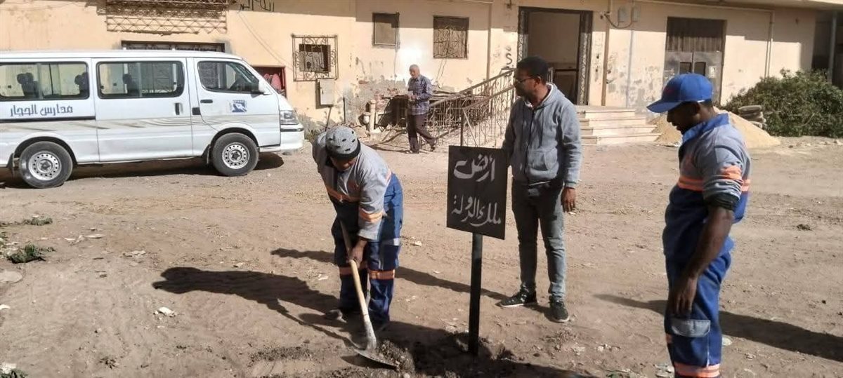 حملة لإزالة التعديات بالغردقة 