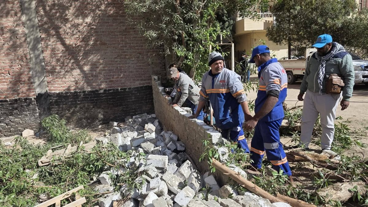 حملة لإزالة التعديات بالغردقة 
