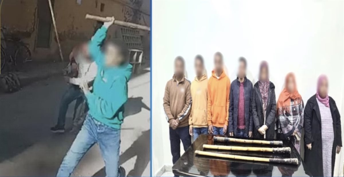 الفيديو المتداول والقبض على المتهمين