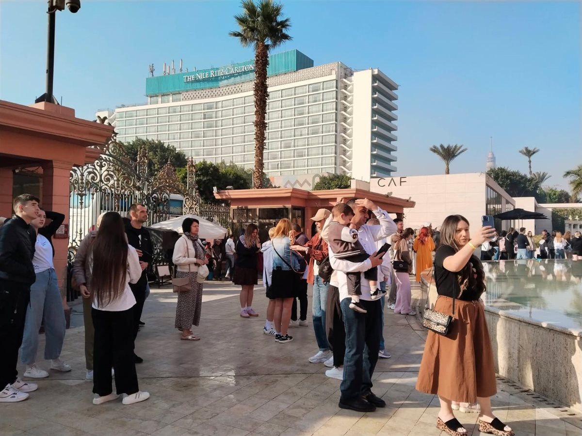 إقبال كبير من السائحين على زيارة المتحف المصري&nbsp;