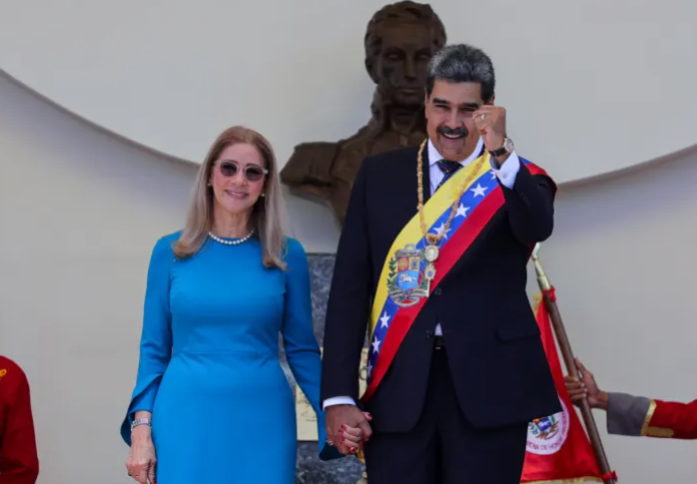 رئيس فنزويلا و زوجته