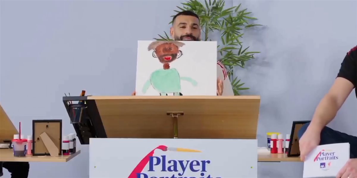 محمد صلاح نجم ليفربول وقائد منتخب مصر من حوارًا مسجّلًا مع النادي الإنجليزي قبل بطولة أمم إفريقيا