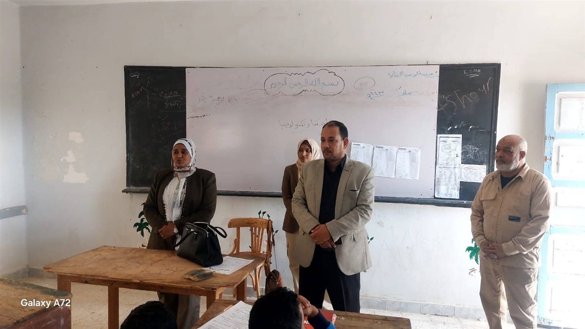 متابعة امتحانات الفصل الدراسي الاول برأس غارب 