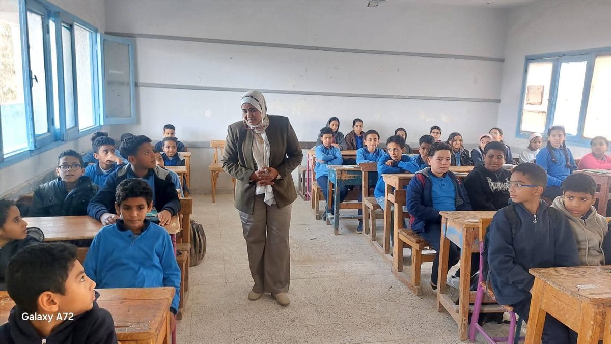 متابعة امتحانات الفصل الدراسي الاول برأس غارب 