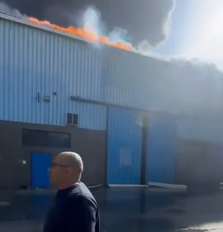 حريق &nbsp;داخل مصنع بـ 6 أكتوبر