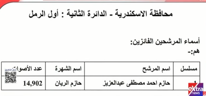 <strong>نتيجة الـ 19 دائرة الملغاة بالمرحلة الأولى لانتخابات النواب&nbsp;</strong>