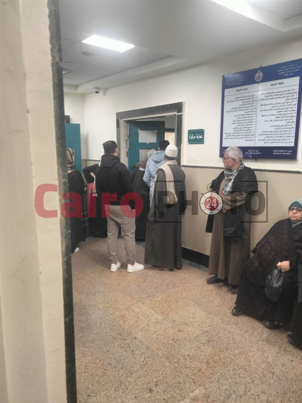 غياب أفراد الأمن الإداري في مستشفى الباجور التخصصي