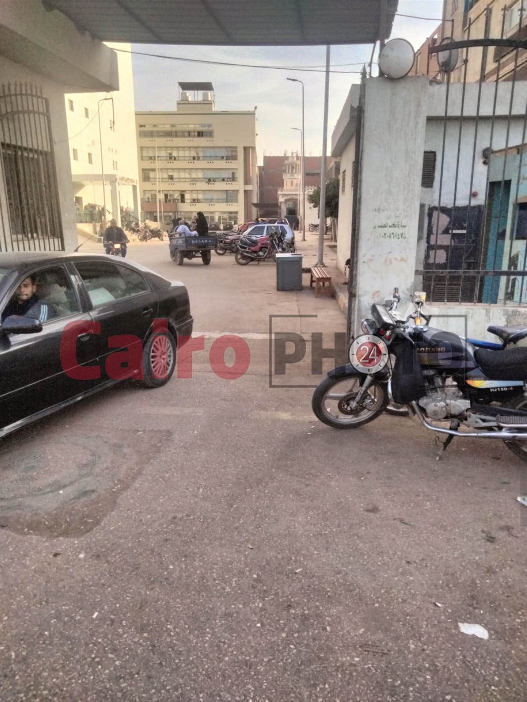 غياب أفراد الأمن الإداري في مستشفى الباجور التخصصي