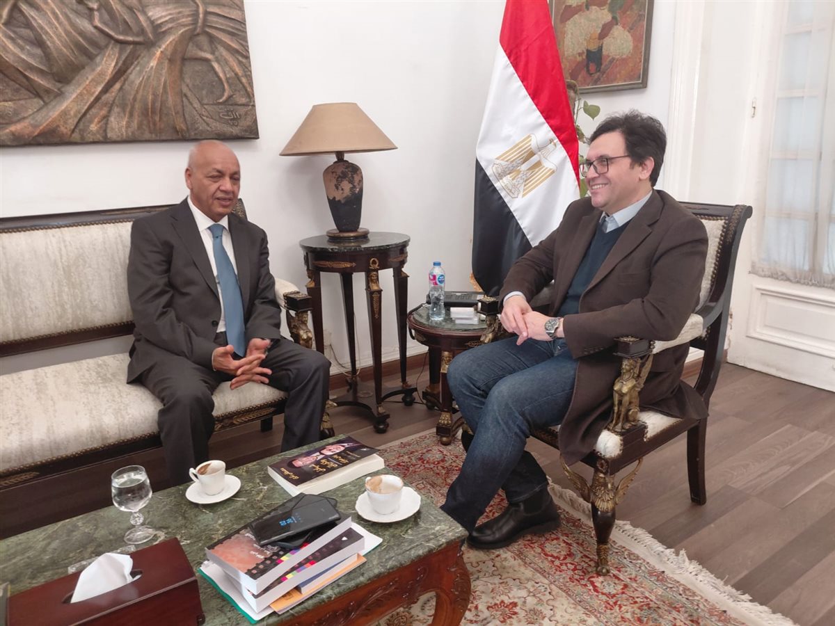 &nbsp;وزير الثقافة يستقبل مصطفى بكري
