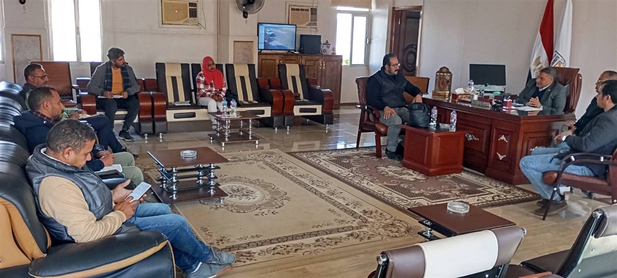 وفد بنك الطعام يزور مدينة أبو زنيمة 