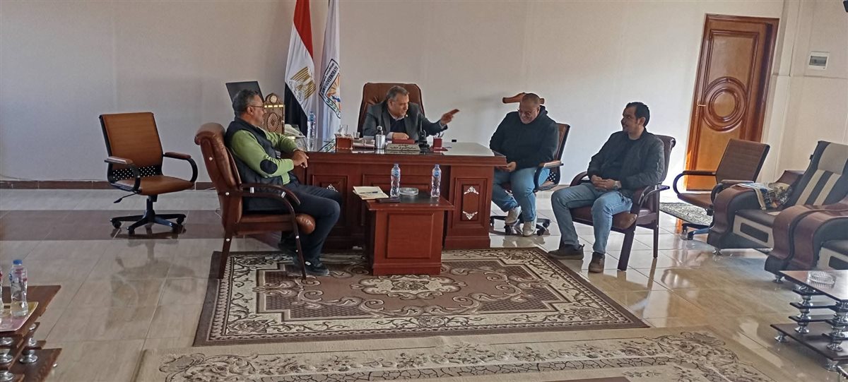 وفد بنك الطعام يزور مدينة أبو زنيمة 