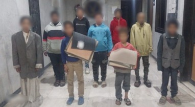 <strong>المتهمين باستغلال 15 حدثًا في أعمال التسول بالقاهرة</strong>