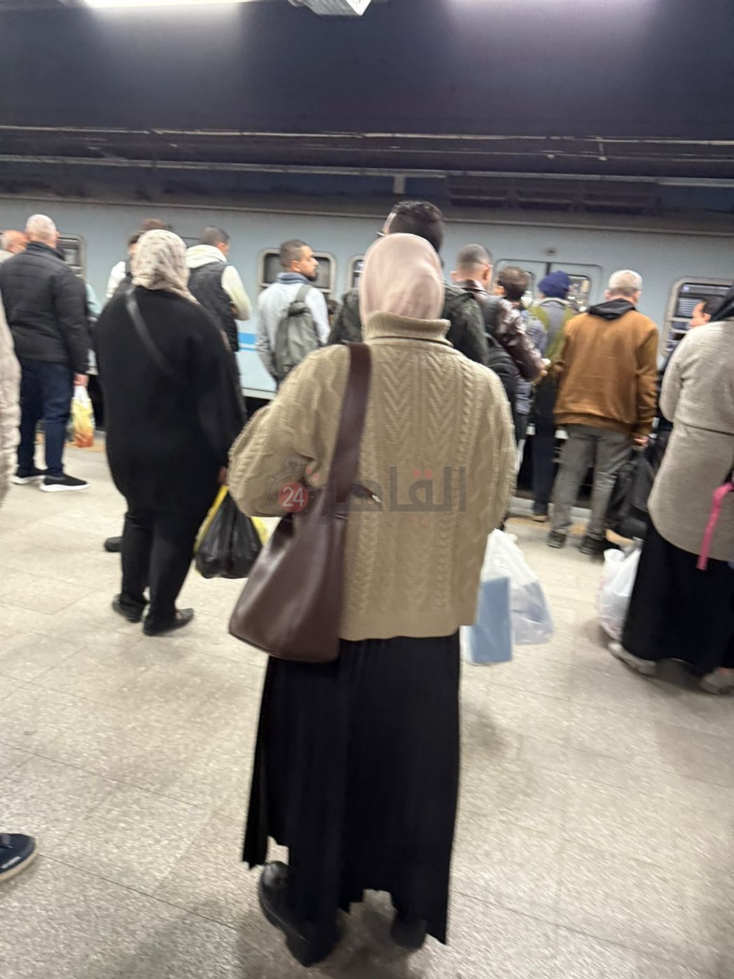 عطل مفاجئ بالخط الأول للمترو تجاه حلوان