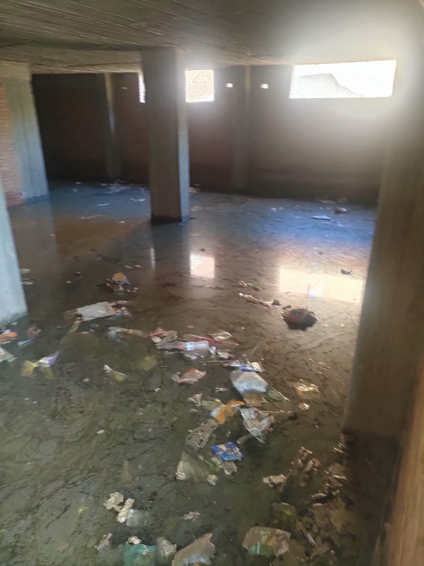 مياه غير معلومة المصدر في كفر الحمادية بالمنوفية