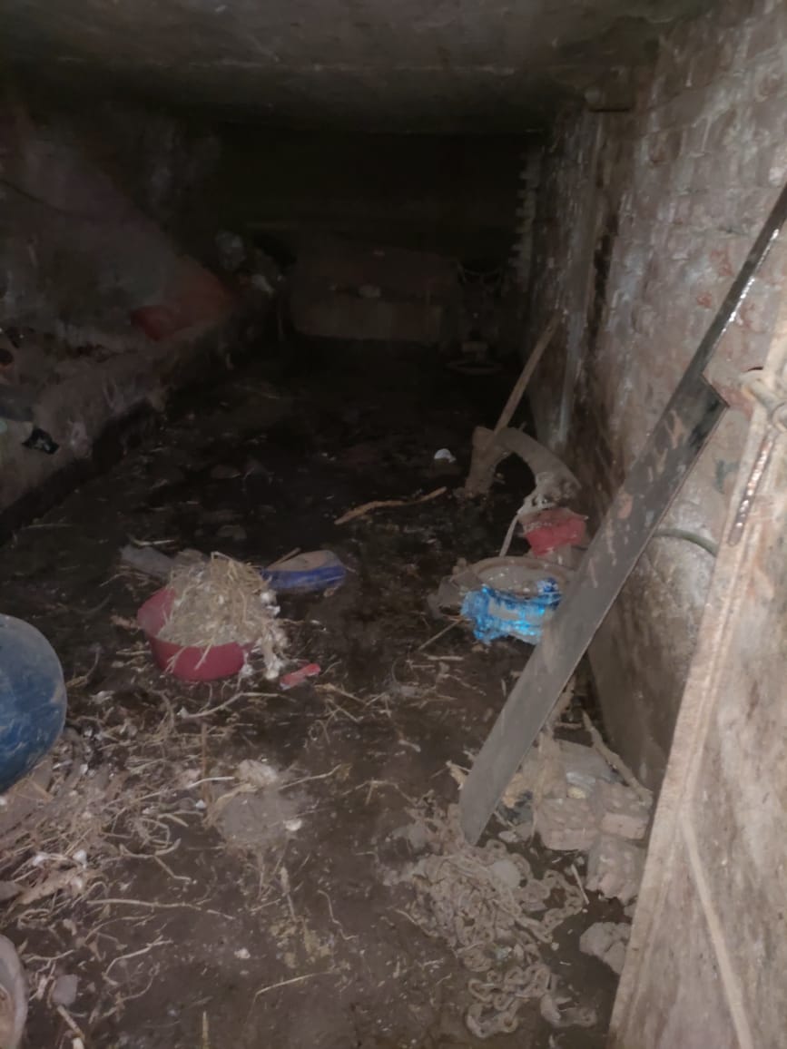 مياه غير معلومة المصدر في كفر الحمادية بالمنوفية