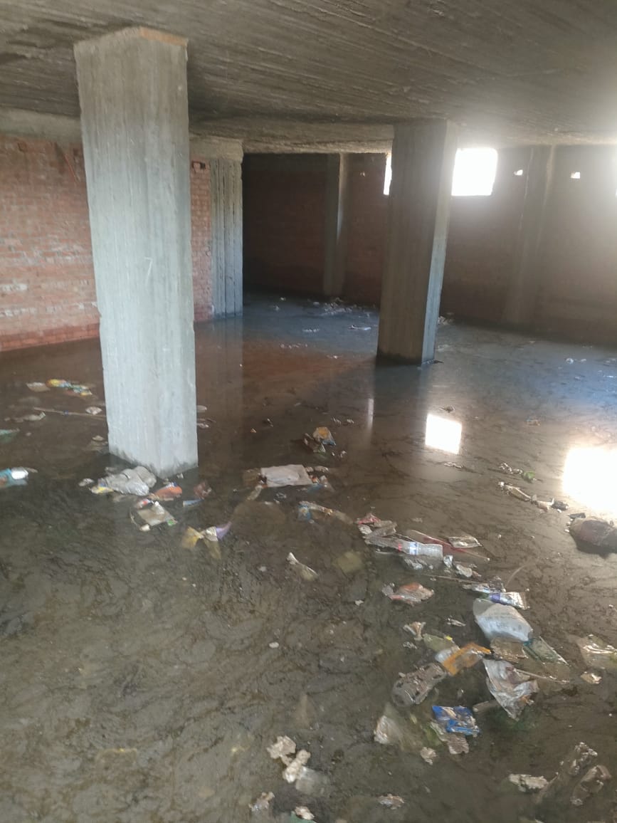 مياه غير معلومة المصدر في كفر الحمادية بالمنوفية