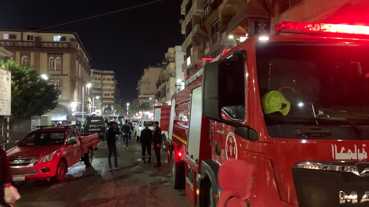 حريق ببورسعيد 