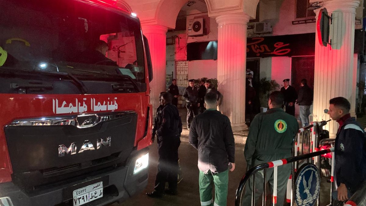 حريق ببورسعيد 