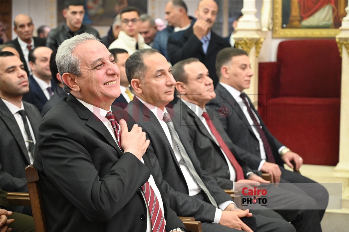 جانب من احتفالات قداس عيد الميلاد بطنطا