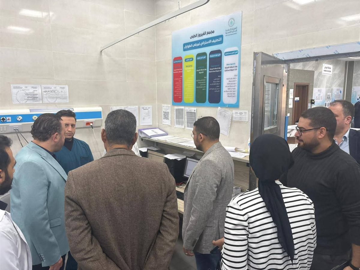 مدير الرعاية الصحية بجنوب سيناء يتفقد مجمع الفيروز الطبي بطور سيناء