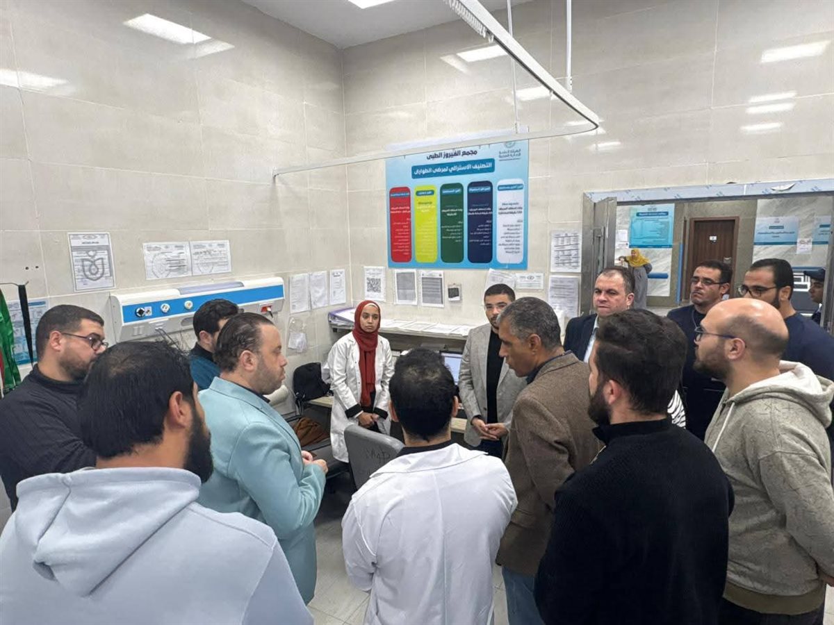 مدير الرعاية الصحية بجنوب سيناء يتفقد مجمع الفيروز الطبي بطور سيناء