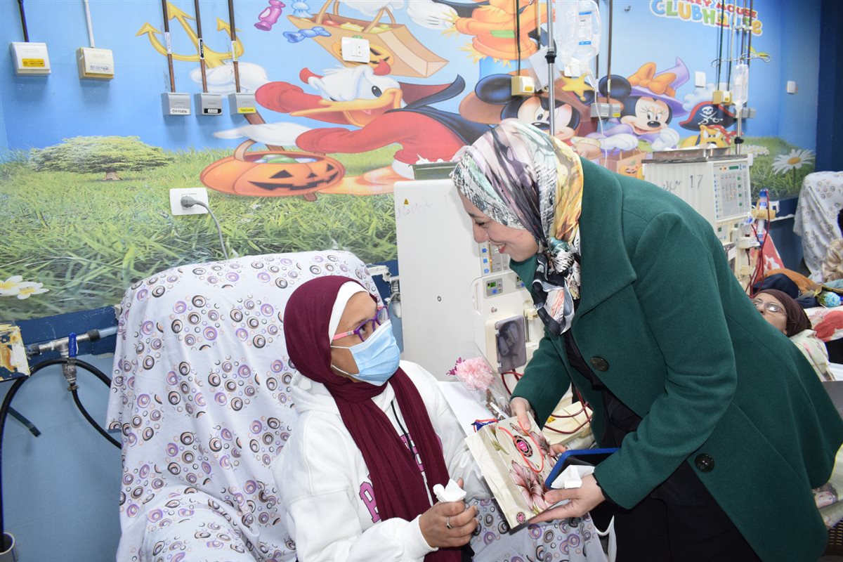 جانب من زيارة نائب رئيس الجامعة