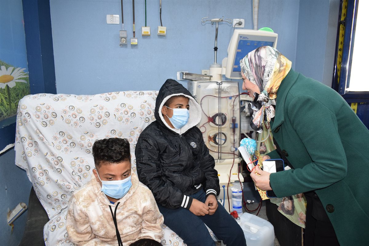 جانب من زيارة نائب رئيس الجامعة