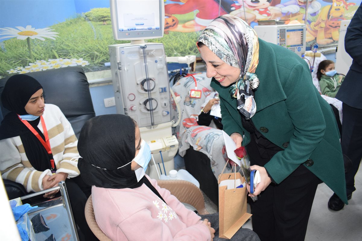 جانب من زيارة نائب رئيس الجامعة