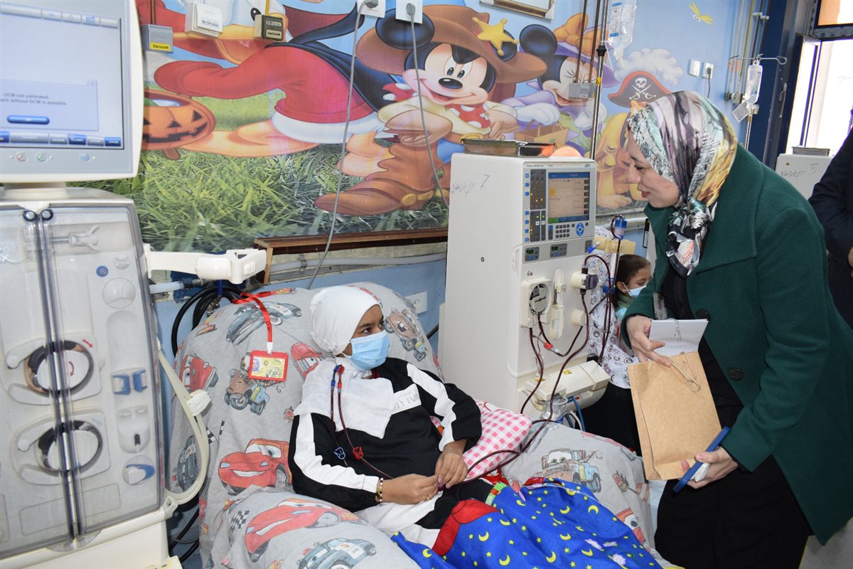 جانب من زيارة نائب رئيس الجامعة