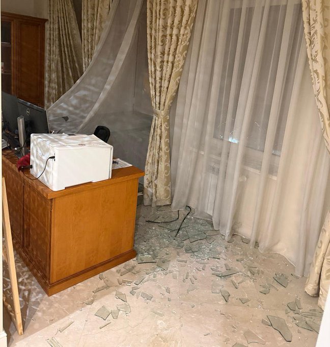 &nbsp;هجوم روسي على كييف يُلحق أضرارًا بسفارة قطر