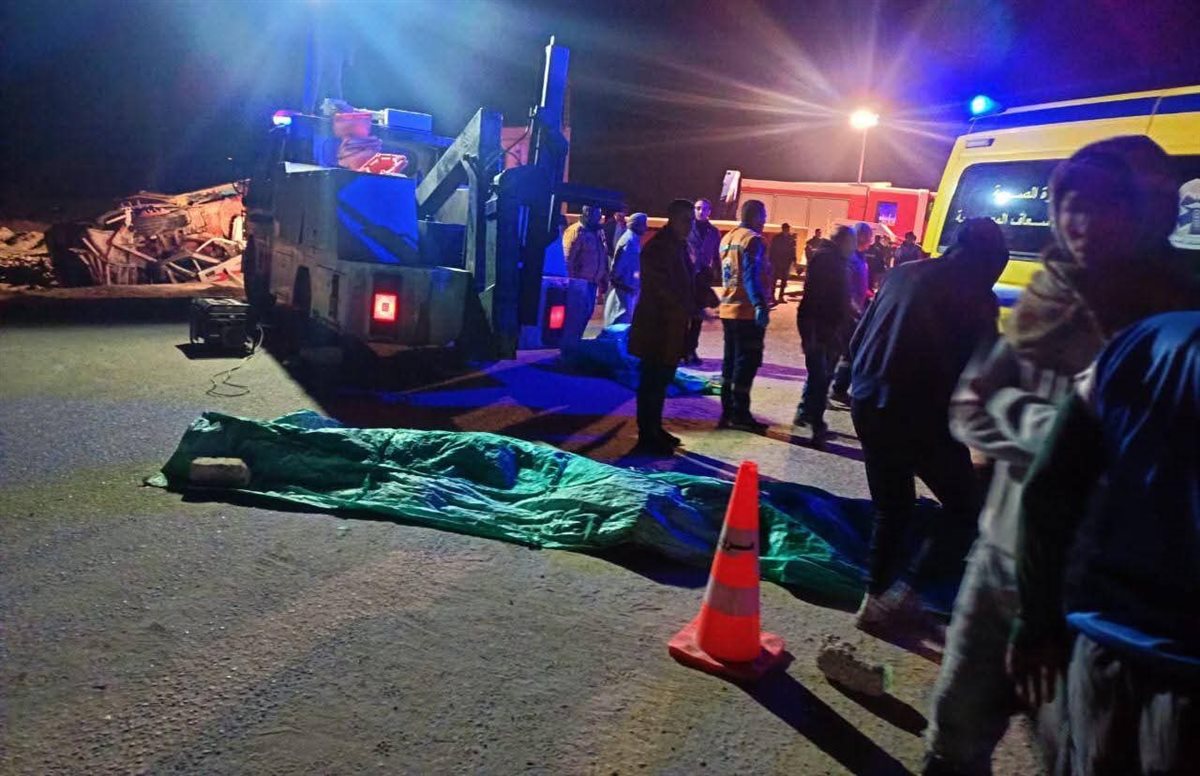 جانب من موقع الحادث