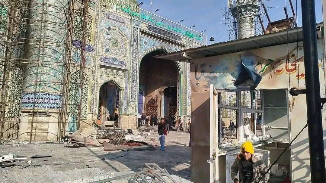 حرق الحسينيات والمزارات الشيعية في إيران