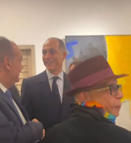 جمال مبارك وعمرو موسى أبرز الحضور في افتتاح معرض فاروق حسني