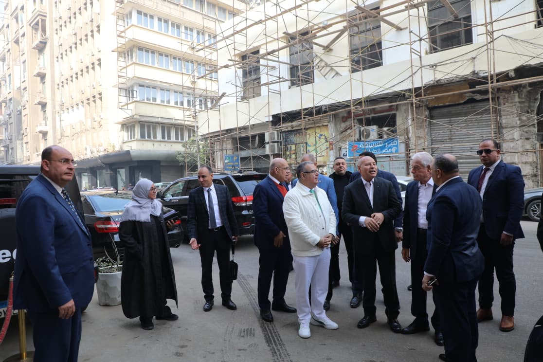 جولة موسعة لمحافظ القاهرة بوسط البلد&nbsp;