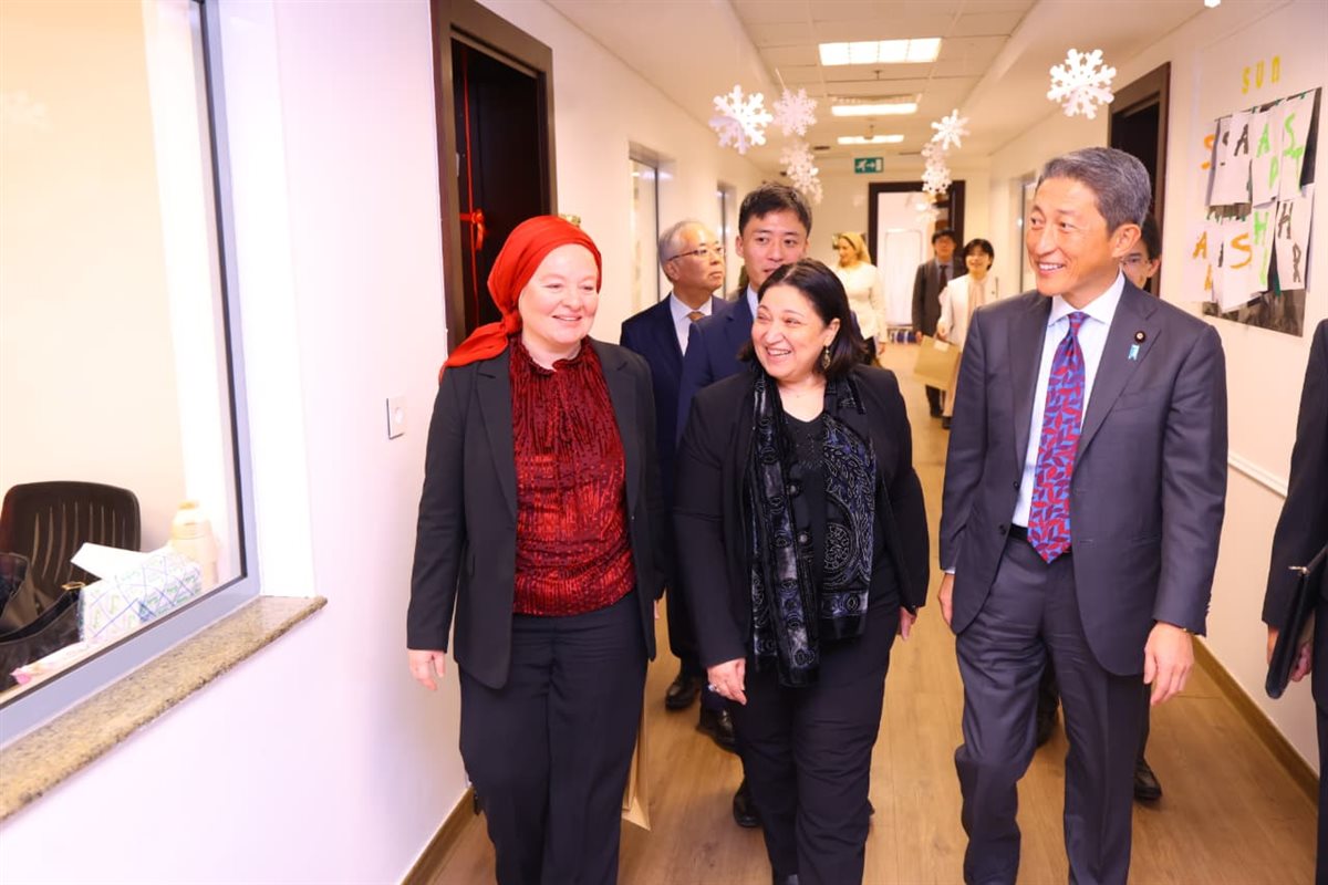 وفد من أعضاء مجلس المستشارين الياباني يتفقد مركز &nbsp;استقبال أبناء العاملين بديوان وزارة التضامن بالعاصمة الجديدة&nbsp;