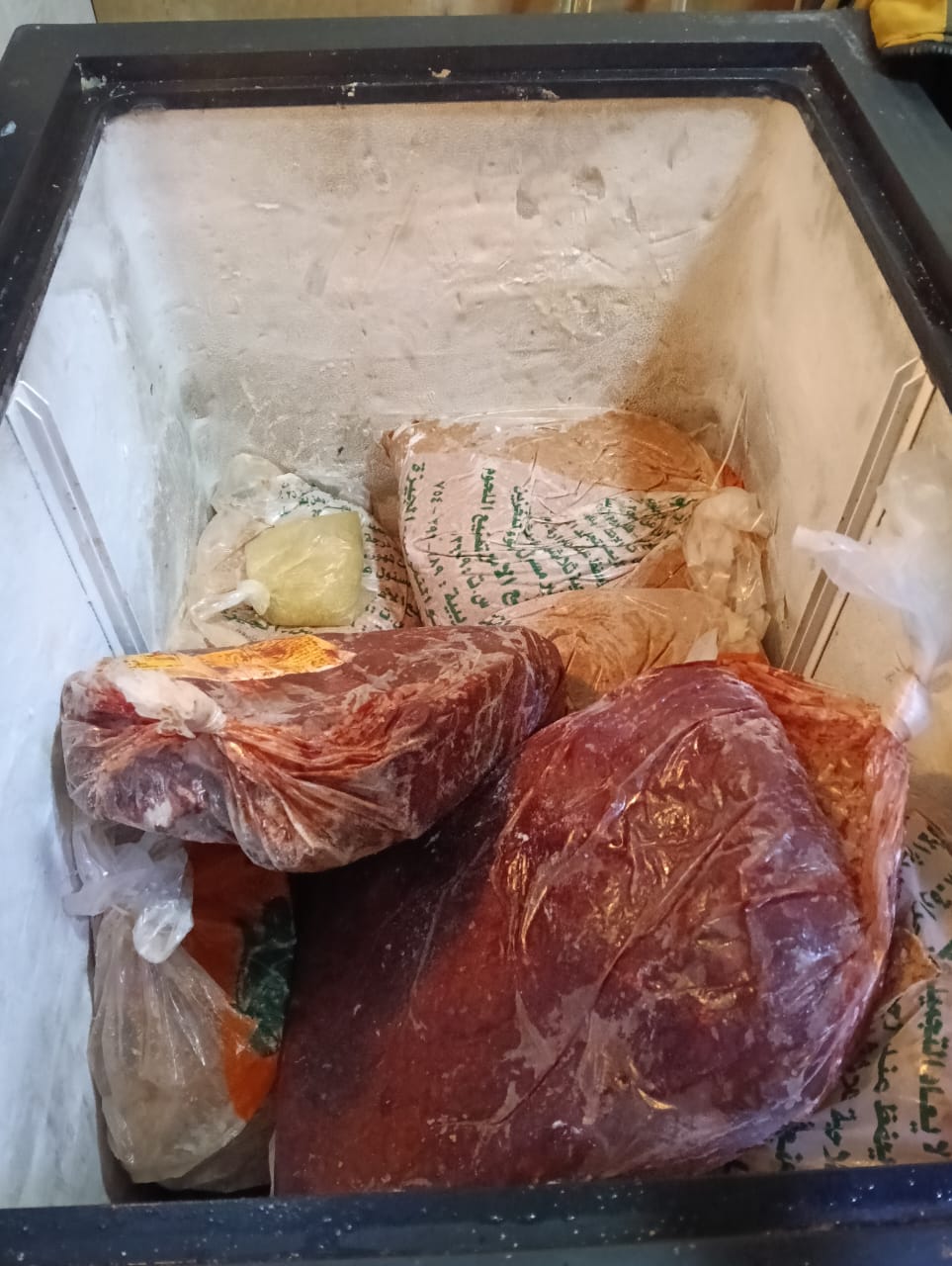 جانب من المضبوطات 