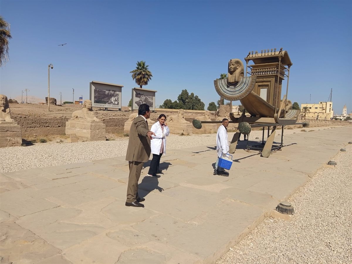 تحصين الكلاب بالمناطق الأثرية بالأقصر