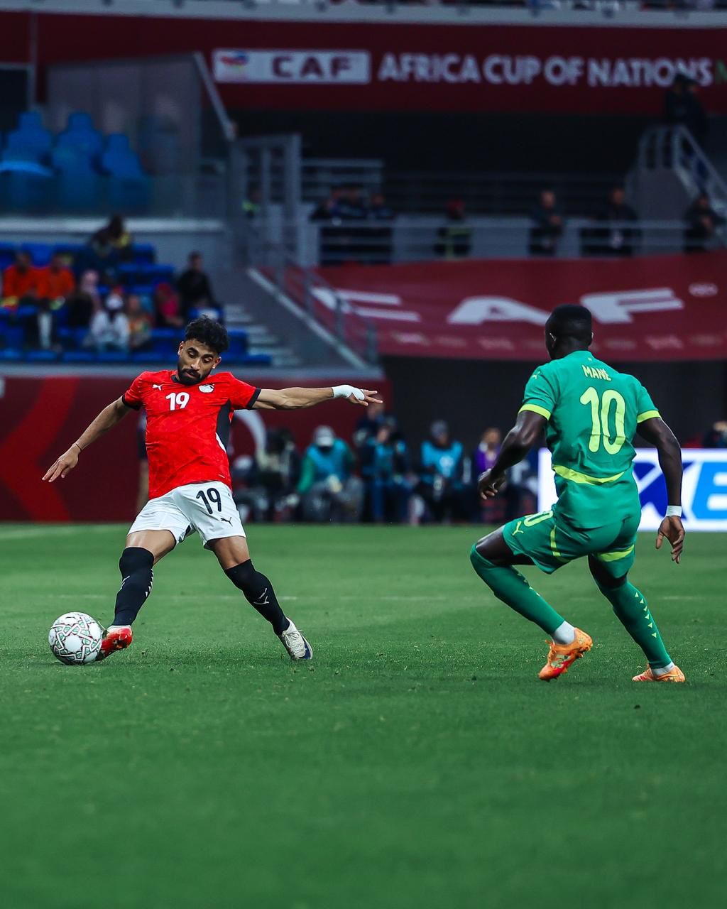 <strong>مباراة مصر والسنغال في نصف نهائي أمم إفريقيا 2025</strong>