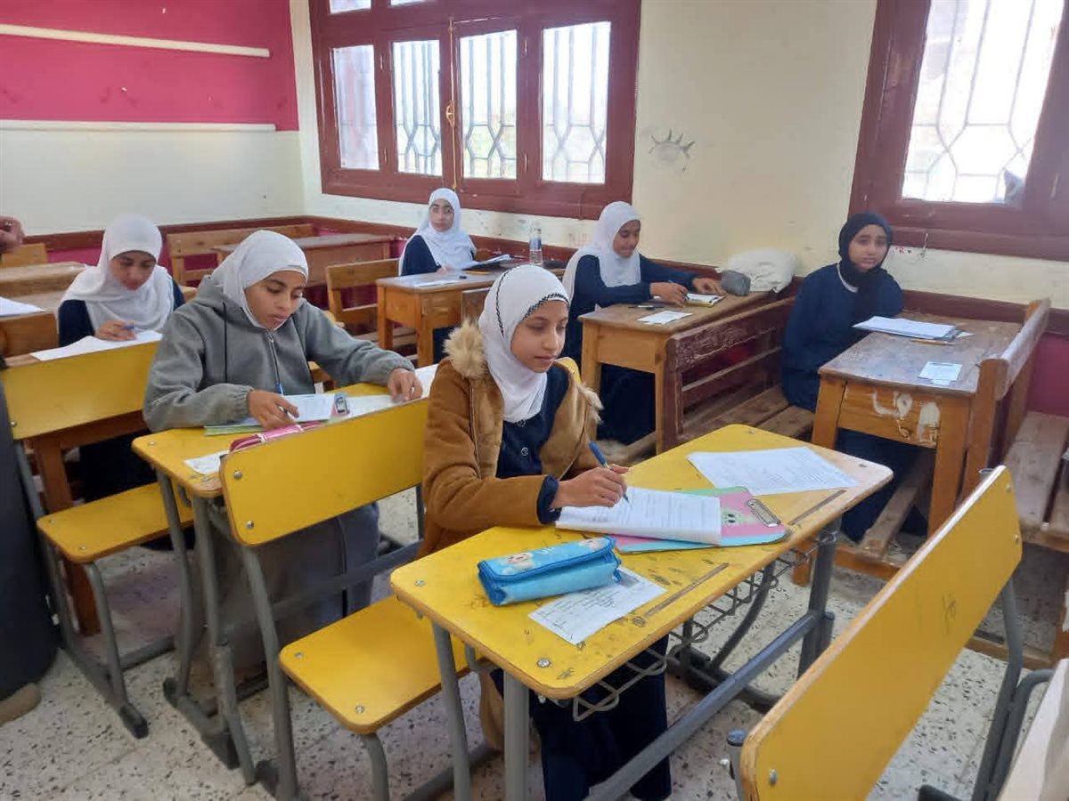 جانب من امتحانات الشهادة الازهرية بالوادى الجديد