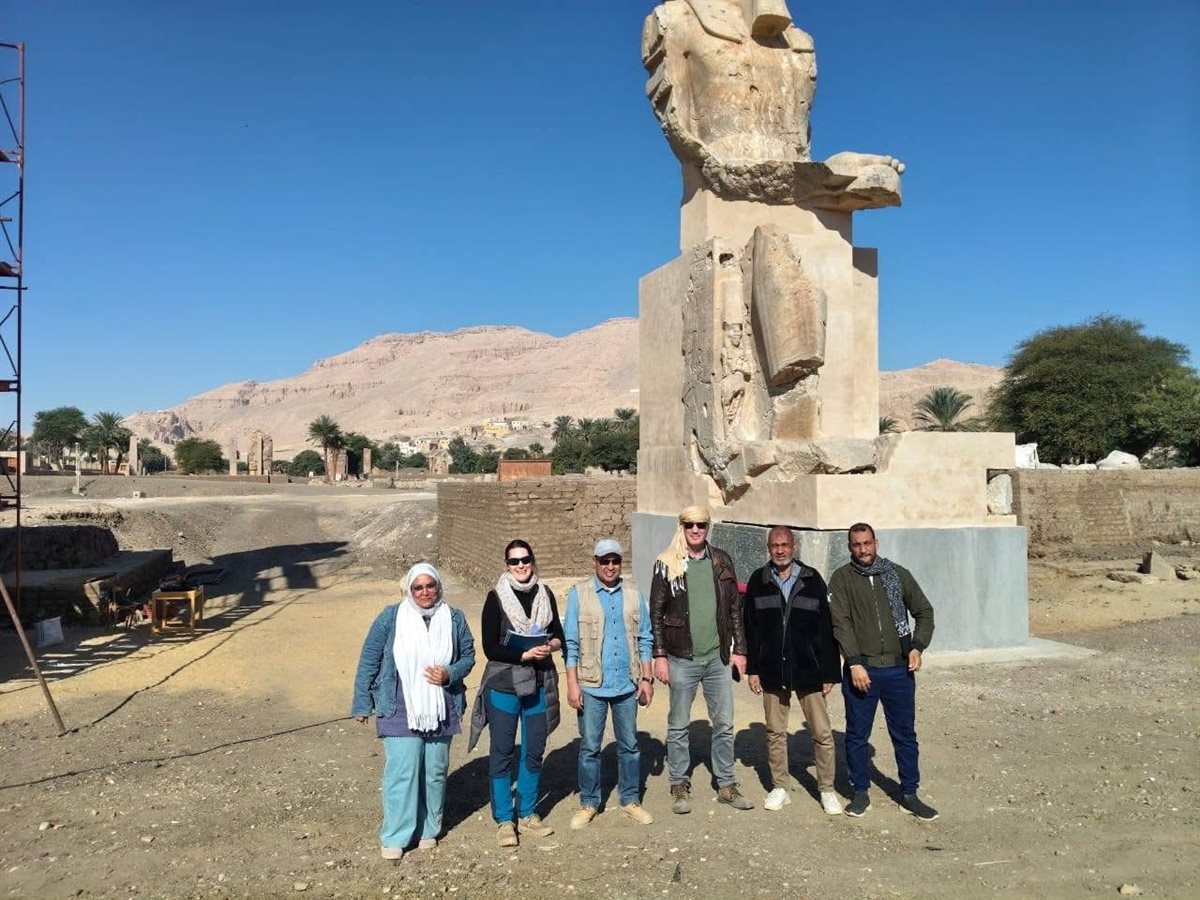 تفقد أعمال البعثات الآثرية بالأقصر