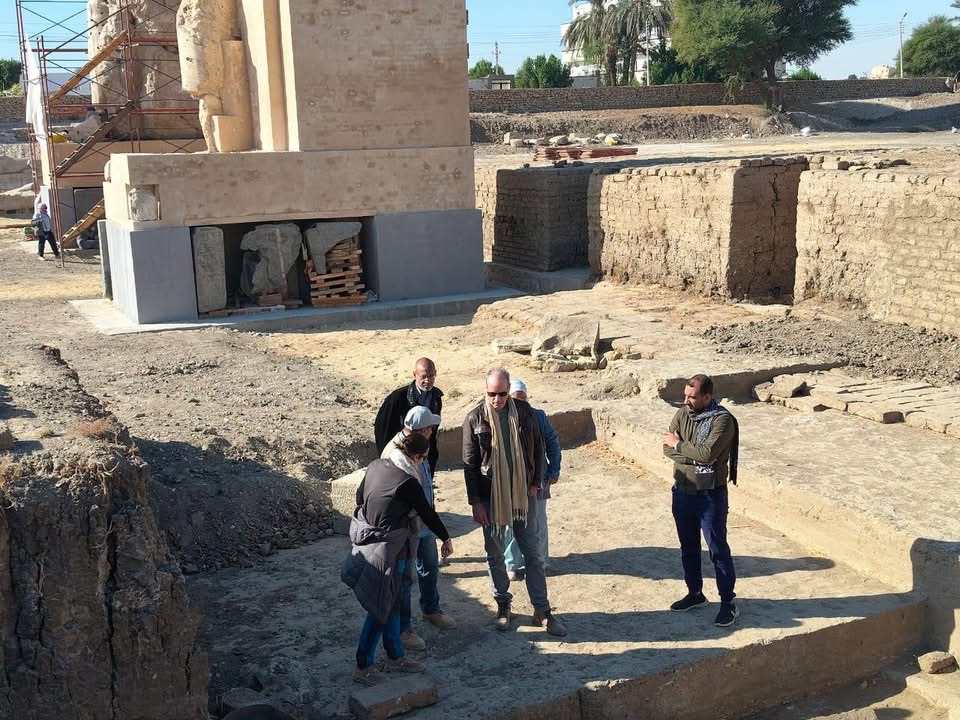 تفقد أعمال البعثات الآثرية بالأقصر