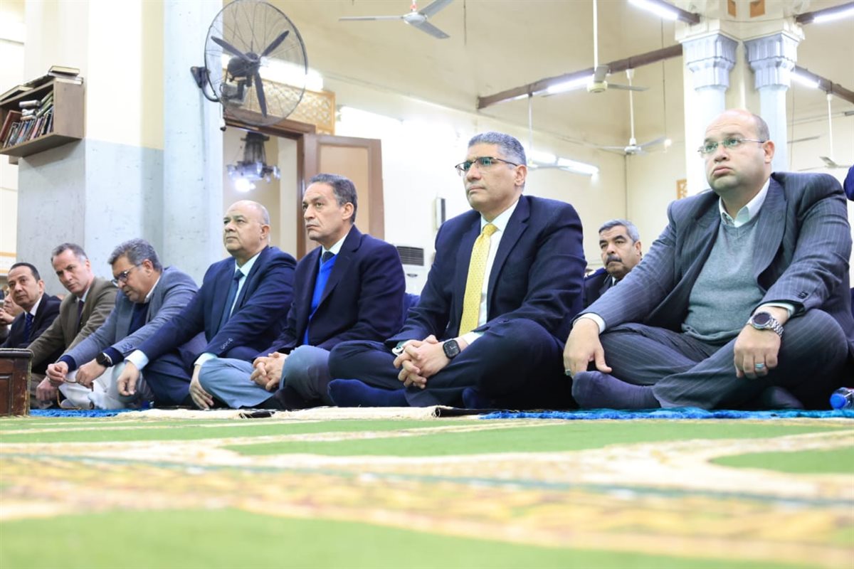 محافظ الجيزة يشهد احتفالية ذكرى ليلة الإسراء والمعراج بمسجد خالد بن الوليد في إمبابة