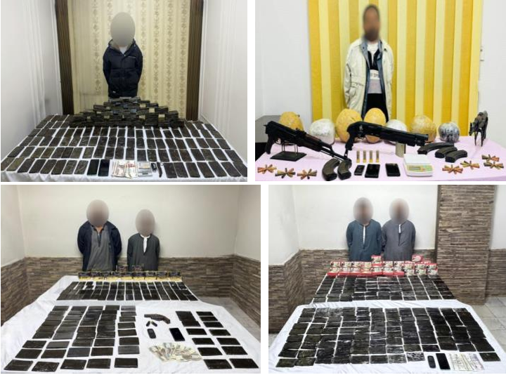 ضبط عناصر بؤر إجرامية من جالبي ومتجري المواد المخدرة