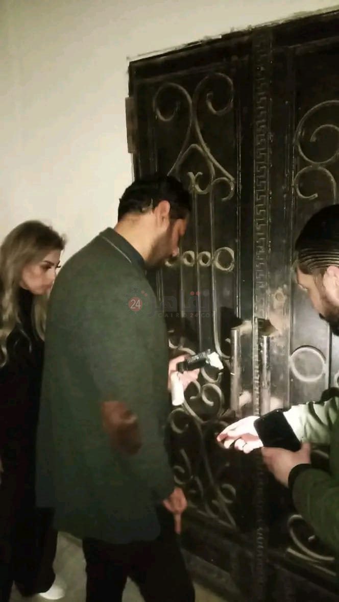 جانب من عملية الغلق 