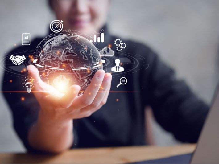 موضوع تعبير عن التكنولوجيا الرقمية