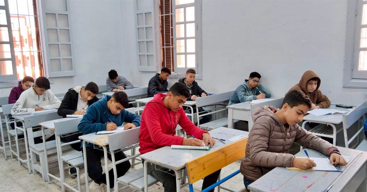 انتظام امتحانات الشهادة الإعدادية بالمحافظات
