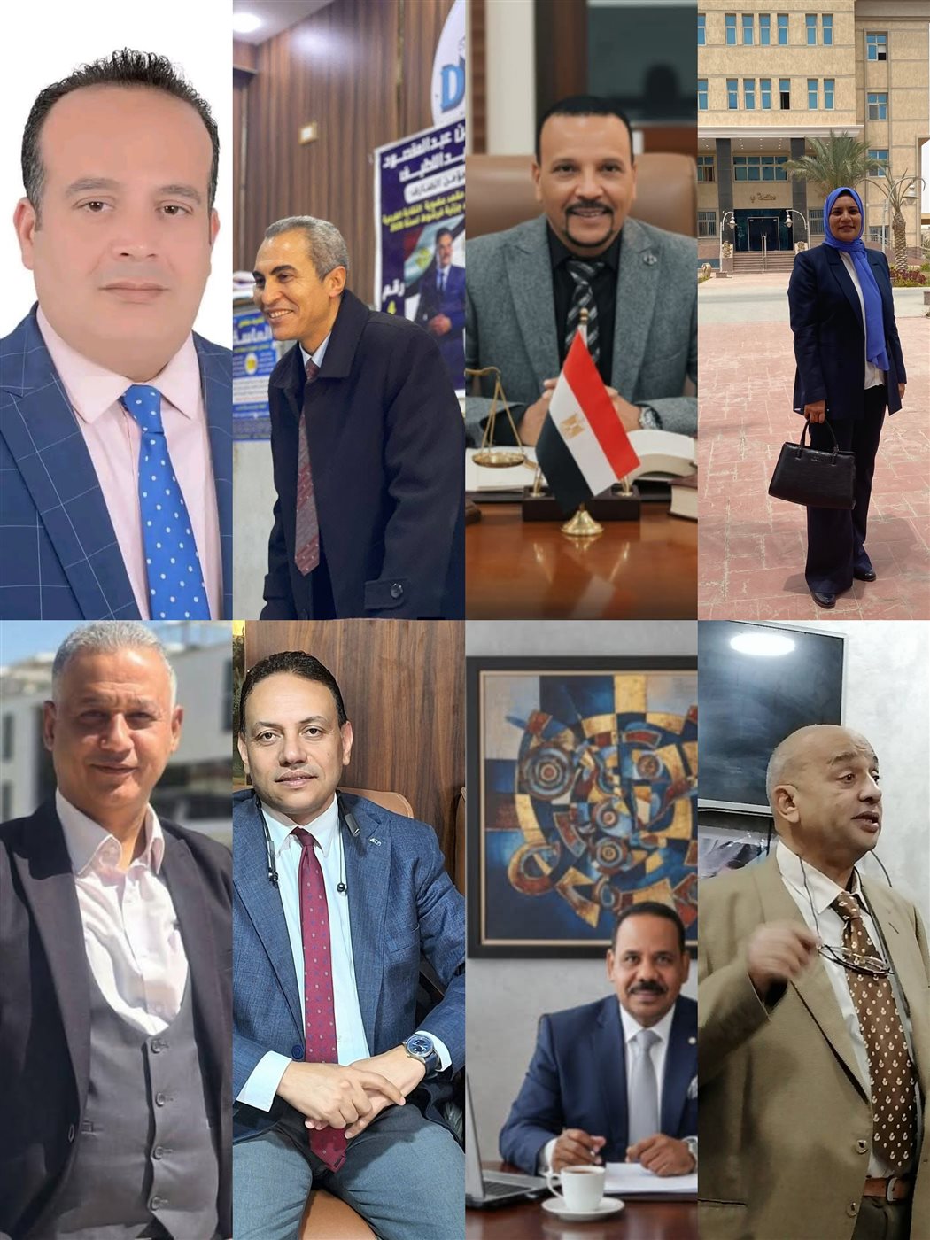 الفائزين بانتخابات نقابة المحامين بقنا