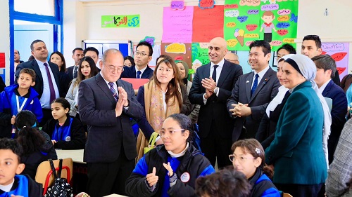 في أول زيارة رسمية له.. وزير التعليم الياباني في مصر